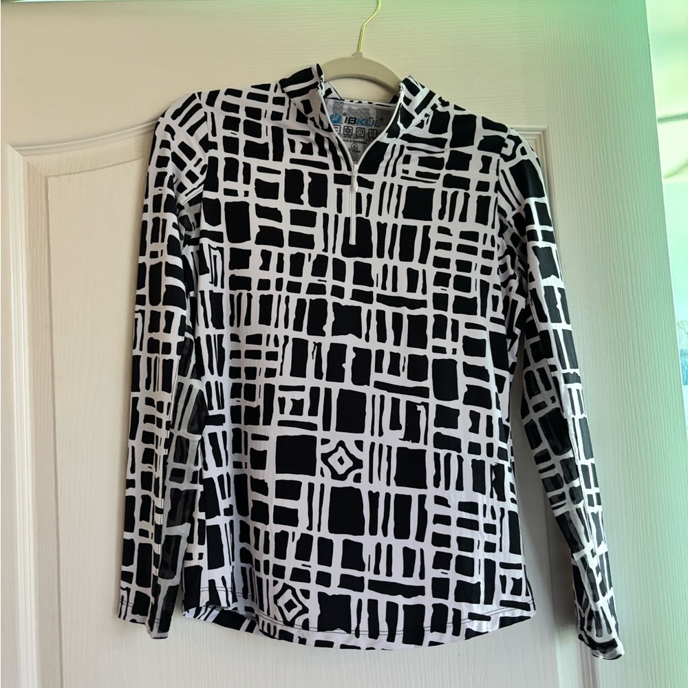 Black and White Geometric Shirt